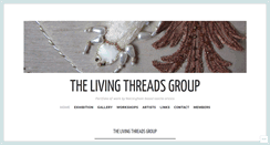 Desktop Screenshot of livingthreadstextileartists.com