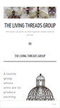 Mobile Screenshot of livingthreadstextileartists.com